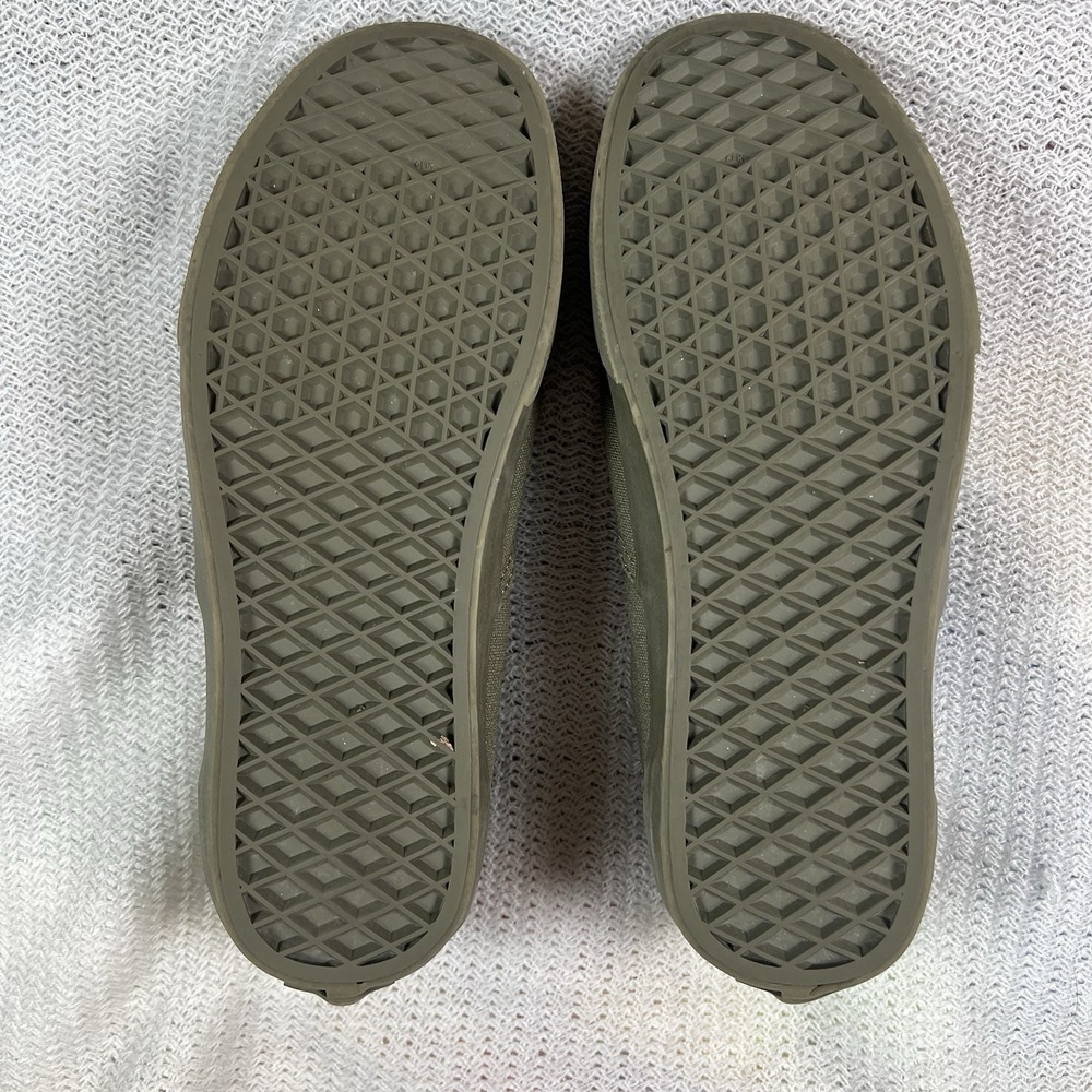 Vans‎ Era Sneakers Womens 8 Olive Green Canvas Gold Eyelets Low Top Shoes - Picture 10 of 10